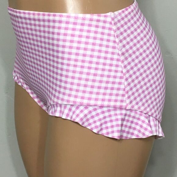 New. WILDFOX Gingham Frill bikini bottom. NWT - Picture 2 of 8